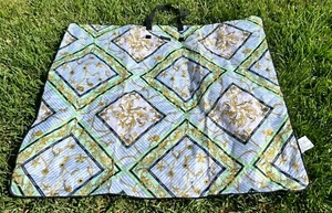 Victoria's Secret Sea Nautical pattern Packable Picnic Beach Blanket 57"X52" - Picture 1 of 3