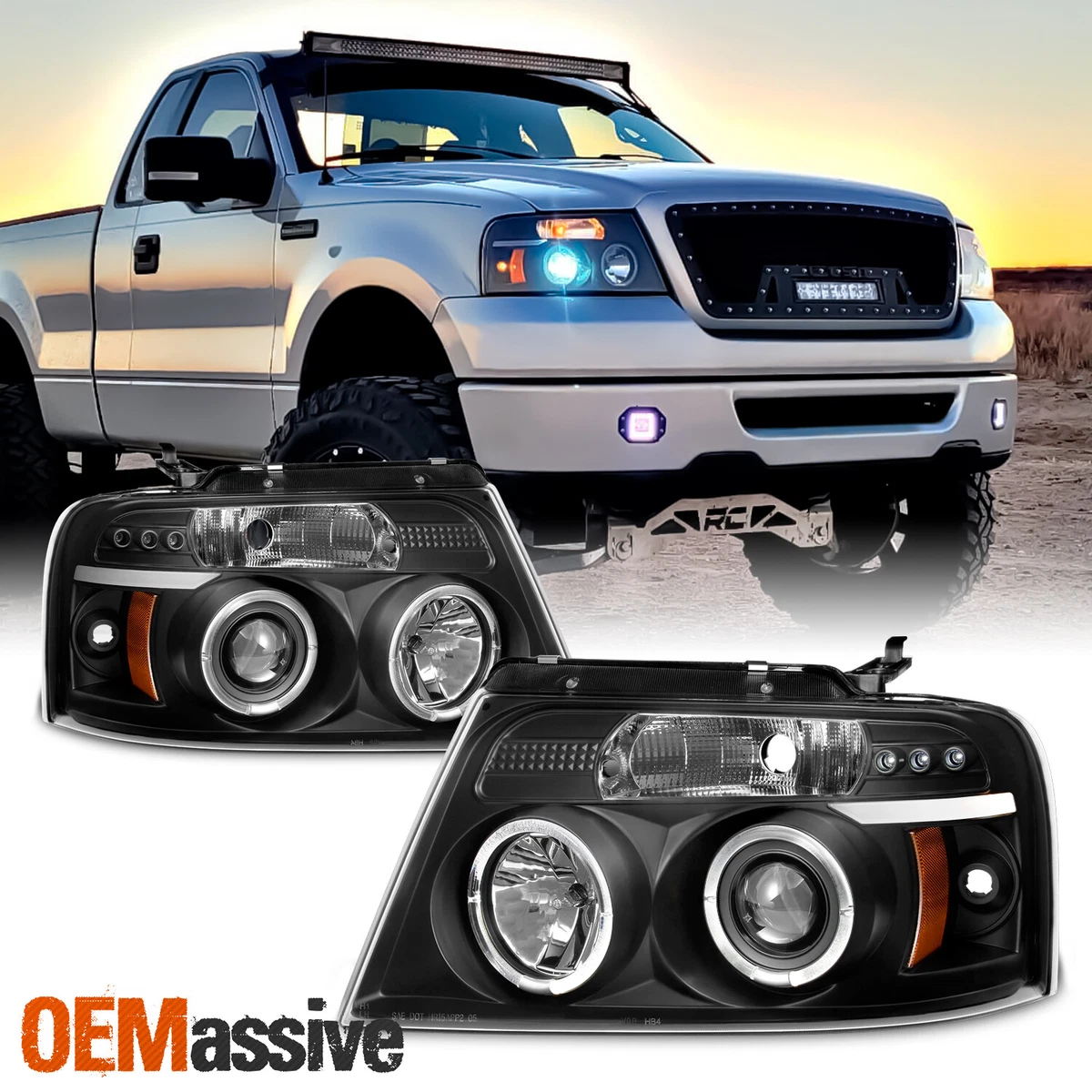 ACANII - Para 2004 2005 2006 2007 2008 Ford F150 Lobo Ahumado