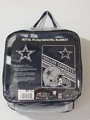 NFL Dallas Cowboys 60" by 80" Twin XL Size Raschel Blanket - Image 1 of 2