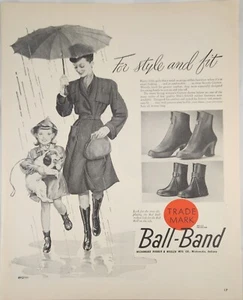 1946 Ball Band Footwear Vintage Ad for style and fit - Picture 1 of 1