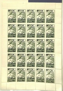 FRANCE SCOUTING *Feu De Camp*Arenes 1939 GLIDER 1f Green Stamps{25} MS3644 - Picture 1 of 6
