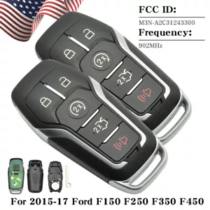 🔥For 2015 2016 2017 Ford Edge Explorer Mustang Smart Car Remote Control Key Fob - Picture 1 of 14