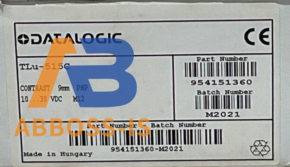 NEW DATALOGIC TLU-515C Color Contrast Sensor - Image 1 of 1