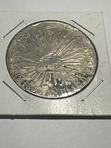 1885 PI MH  MEXICO 8 REALES SILVER COIN NICE!!! - Picture 1 of 3