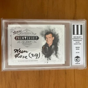 2021 AFL Select Supremacy- Premiership Glory Sig- Kevin Rose 04/40- Collingwood - Picture 1 of 1