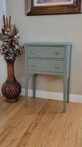 Sewing Cabinet Table Nightstand Hinge Drawer - Picture 1 of 17