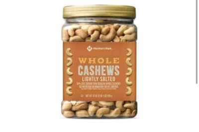 Member's Mark Lightly Salted Whole Cashews, Healthy Convenient Snacking (33 oz.) - Image 1 of 2