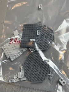 LEGO Parts Plate / Baseplate Random Pieces Dark And Light Gray Friends C12 - Picture 1 of 5