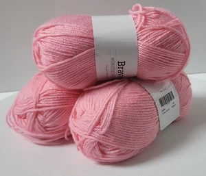 3 Skeins  Of Knit Picks Brava Worsted Weight Yarn Cotton Candy 3.5 oz ea. - Picture 1 of 6