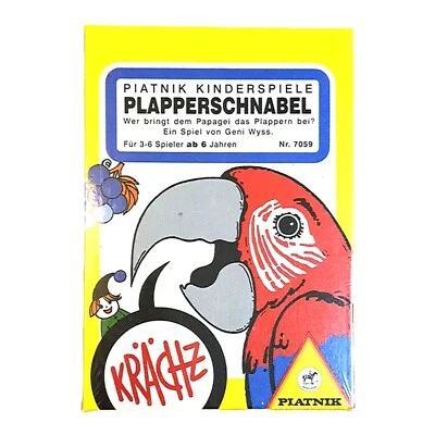 Neu Plapperschnabel Spiel Piatnik Reise Ratespiel 1994 90er Tier Papagei - Bild 1 von 4