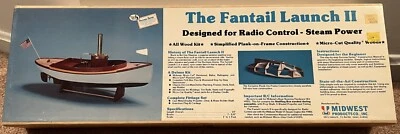 Midwest Products The Fantail Launch II Steam Engine Vintage Model Kit 958  - Image 1 of 4