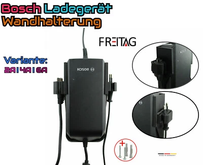 Wandhalterung Bosch e-Bike für das Ladegerät 2A 4A 6A - BCS 220, 230, 250 - Bild 1 von 4
