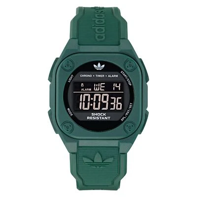 Adidas Unisex Watch Digital Silicone Green AOST25032 - Image 1 of 4