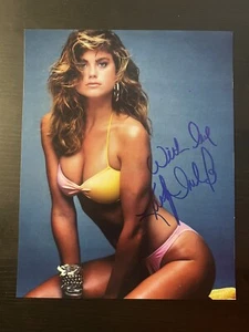 KATHY IRELAND foto firmata 8x10 SPORT ILLUSTRATO MODELLO COSTUME DA BAGNO SI autografato - Foto 1 di 2
