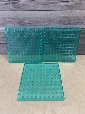 Milton Bradley Acorazado Lote de 3 Tableros de Repuesto Vintage Clavija Rejilla Azul Foto 1 de 2