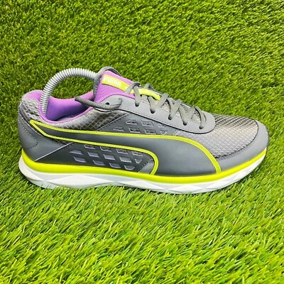 Puma Mujer Talla 10 Gris Neón Correr Caminar Informal Zapatos Tenis Foto 1 de 4