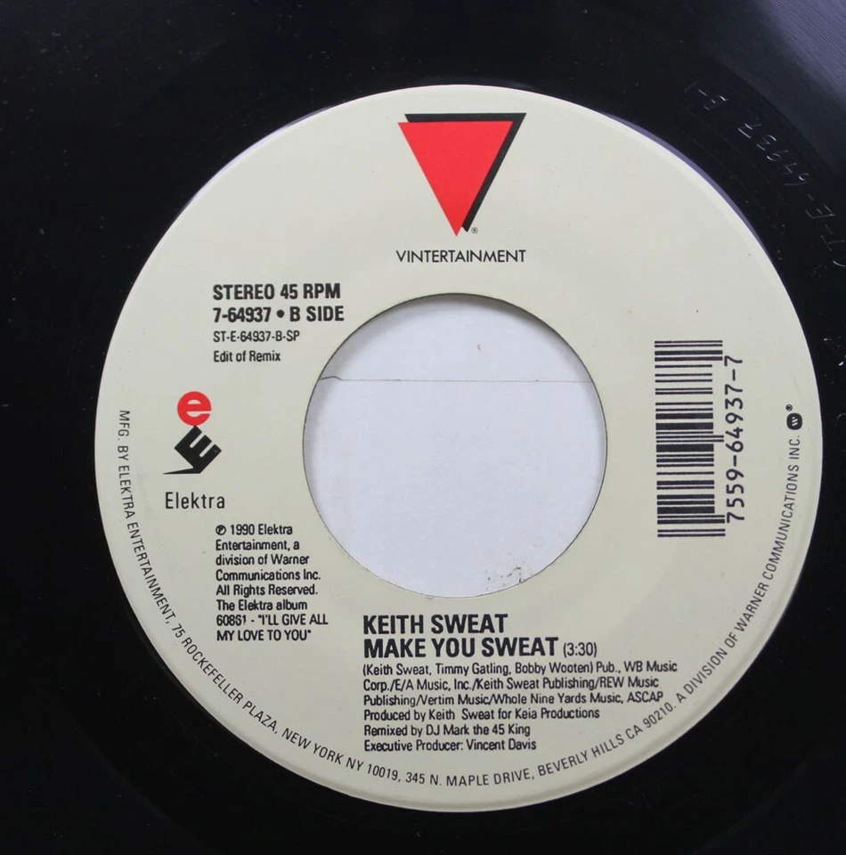 Soul 45 Vintertainment - Keith Sweat Make You Sweat / Merry Go Roun - Image 1 of 2