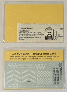 CALCOMANÍA HERALD KING HO - UNIDAD CAPÓ VERMONT RY/VTR - ROJO con letras blancas #L-550 - Imagen 1 de 1