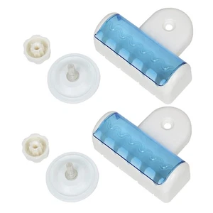  Soporte para cepillo de dientes de 2 piezas para portavasos de cepillo de dientes de baño colgante - Imagen 1 de 18