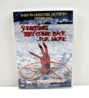 Sometimes They Come Back For More DVD 1998 Stephen King Brand New & Sealed PAL - image 1 of 4