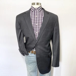 Cremieux Loro Piana Blazer Sport Coat Mens Size 48L Wool Gray Casual Jacket - Picture 1 of 11