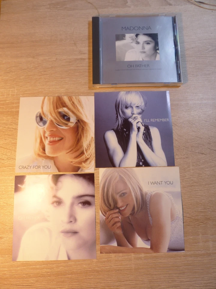 Madonna:  Oh Father -CD Single LTD Edition+ postcards - UK 1995  WO326CDX - Image 1 of 2