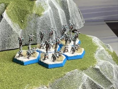 Elemental Star Clan Fantasma Oso Delta Galaxia Pintado CGL Plástico Battletech Foto 1 de 4