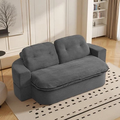 Sofá-cama dobrável 78,8 pol., conjunto de sofá modular de compressão para sala de estar - Imagem 1 de 4