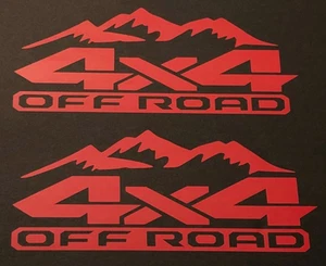 4X4 Off Road Decal Sticker For Ranger F-150 Truck Chevy Silverado Toyota Tacoma - Picture 1 of 7