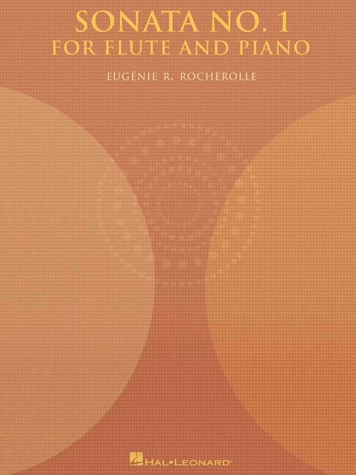 Rocherolle Sonata No 1 Flute & Piano Intermediate Classical Sheet Music Book - Image 1 of 1