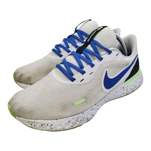 NIKE Shoes REVOLUTION 5 Mens Size 10.5 White Racer Blue Running CW5846-100 - Picture 1 of 13