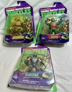 Teenage Mutant Ninja Turtles Nickelodeon TMNT Lot Michelangelo Raphael Shredder - Picture 1 of 2