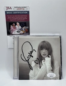 LANGES SIG HERZ Taylor Swift signiert The Tortured Poets Department CD JSA COA! - Bild 1 von 4