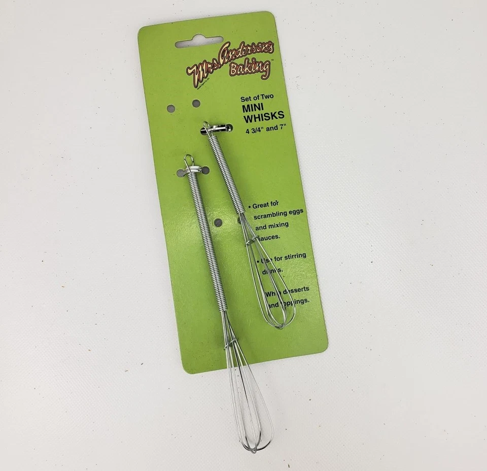 Juego de dos mini batidores 4 3/4" y 7" HIC Harold Import CO 43168 Foto 1 de 2