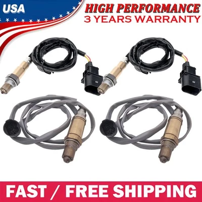 4PCS Up+Downstream Oxygen Sensor For BMW 545i 645Ci 2004-2005 4.4L Auto Trans - Image 1 of 4