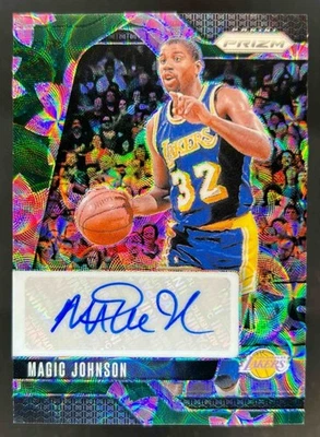2024-25 Prizm Magic Johnson Signatures Lotus Flower Auto #13/18 Lakers - Image 1 of 2
