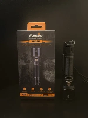 FENIX LIGHTING TK26R Flashlight,Aluminum,Black,1500lm 60UL81 - Image 1 of 4