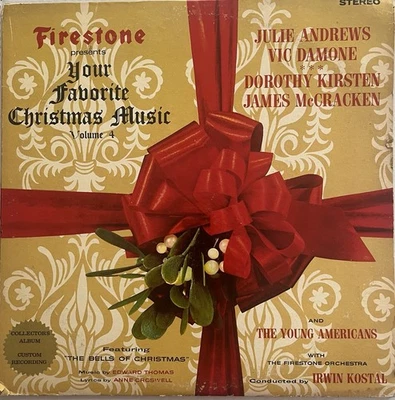 Firestone Presents Your Favorite Christmas Music Volume 4 -Vintage Vinyl-1965 - Image 1 of 4