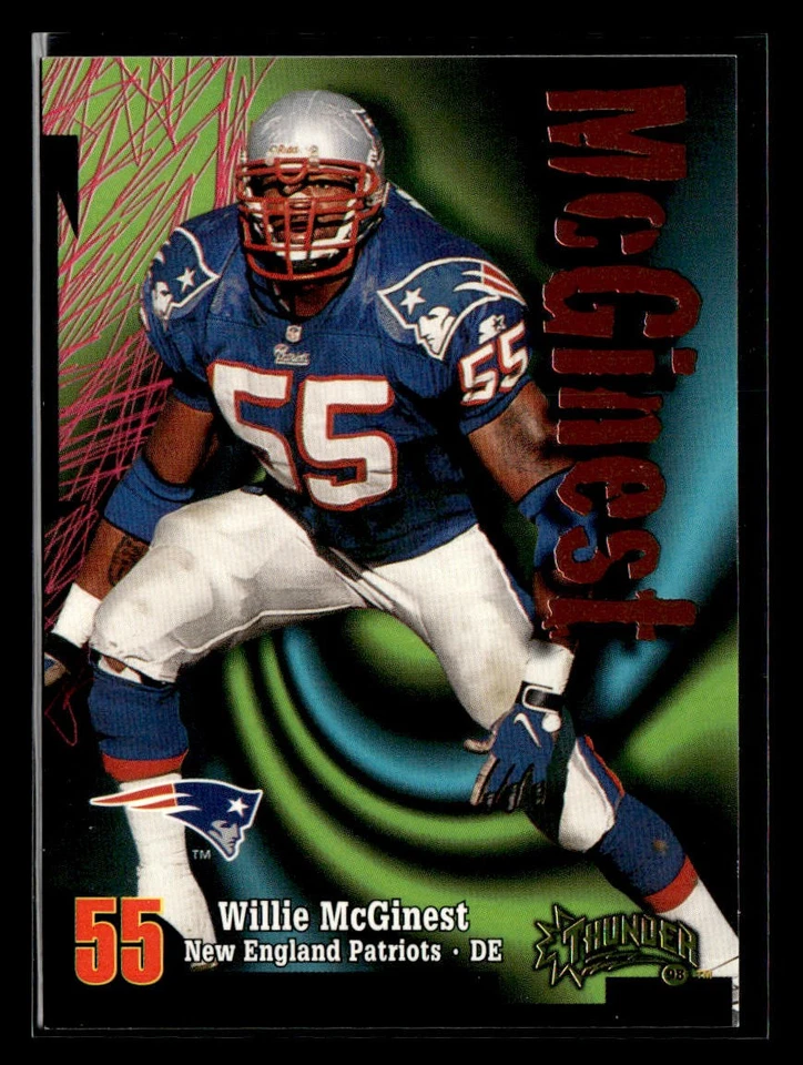1998 SkyBox Thunder Willie McGinest #139 - Image 1 of 2