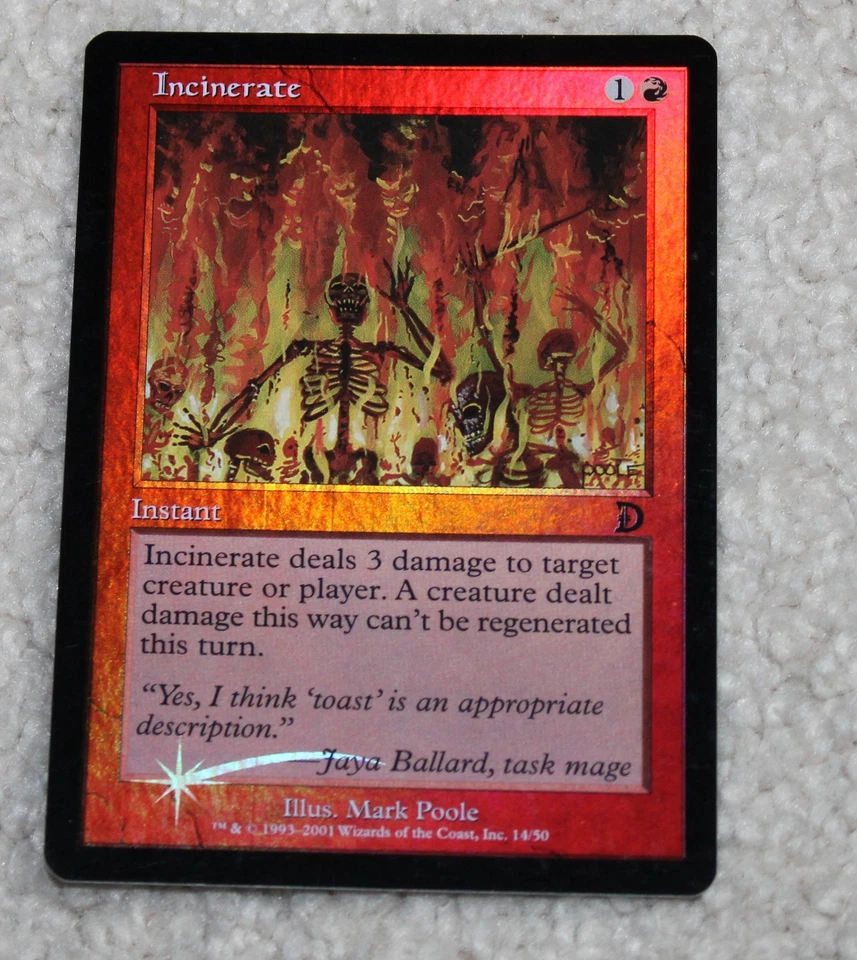 Incinerate - Deckmasters - Foil MTG LP magic the gathering Deckmasters - Image 1 of 1
