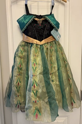 Disney Store - Anna Size 5/6 Frozen Halloween - Princess Costume - New With Tags - Image 1 of 4