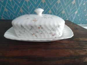 Plato de mantequilla vintage | Wedgwood Campion | China de hueso | Hecho en Inglaterra - Imagen 1 de 4