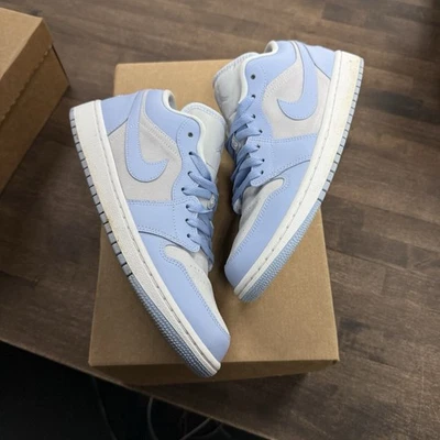 Talla 10.5W - Air Jordan 1 Bajo Aluminio (USADO, sin caja) Foto 1 de 4