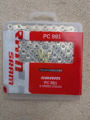 Sram PC991 Bike Bicycle Chain 9 SPD Mountain Road Touring Nine New  - Image 1 of 3