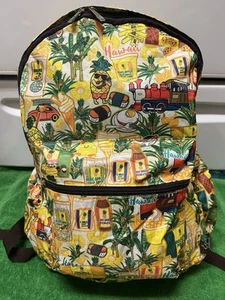 Island Crew Hawaii Musubi Pineapple Shave Ice Hula Girl Backpack Brand New - Picture 1 of 8