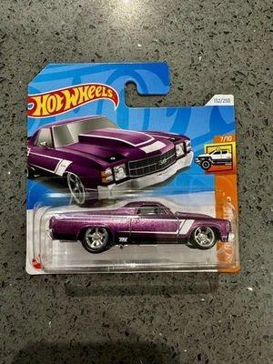 Tarjeta corta Hot Wheels Super Treasure Hunt 71 El Camino Foto 1 de 4