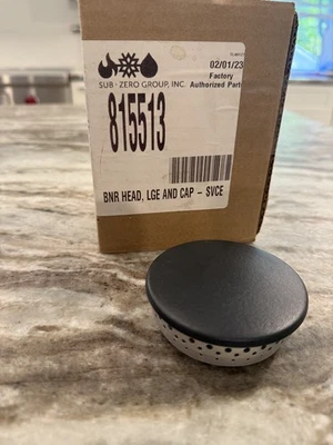 NUEVO Wolf Cooktop - Cabezal Quemador Grande con Tapa 12k WLF815513 815513 NUEVO OEM Foto 1 de 4