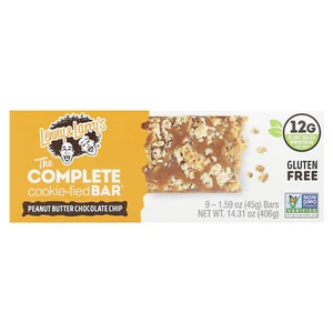 The Complete Cookie-Fied Bar®, Peanut Butter Chocolate Chip, 9 Bars, 1.59 oz (45 - Picture 1 of 4