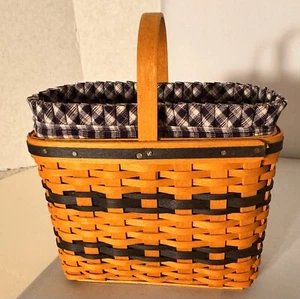 LONGABERGER Collectors Club J.W. Collection Miniature 2000 Bread & Milk Basket - Picture 1 of 8