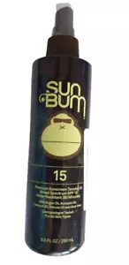Sun Bum Premium crema solare olio abbronzante ampio spettro SPF 15 idratante 8,5 oz - Foto 1 di 3